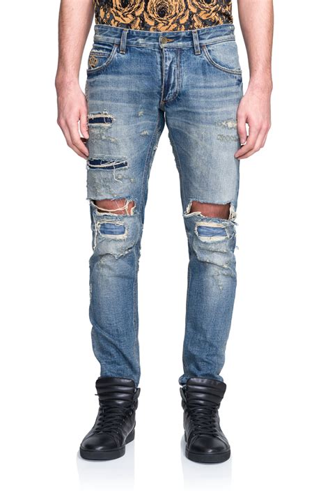 dolce gabbana jeans fashion rep men|dolce gabbana distressed jeans.